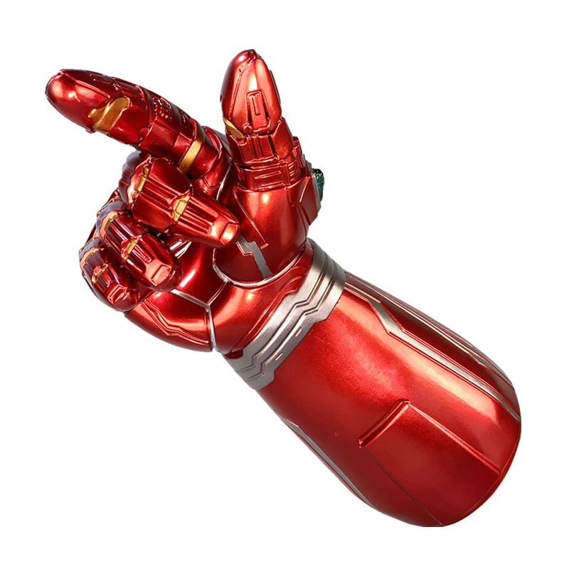 Мстители: Endgame Косплей Аксессуары танос Железный человек Lnfinite перчатки Детские Взрослые Llluminate перчатки Хэллоуин Вечерние