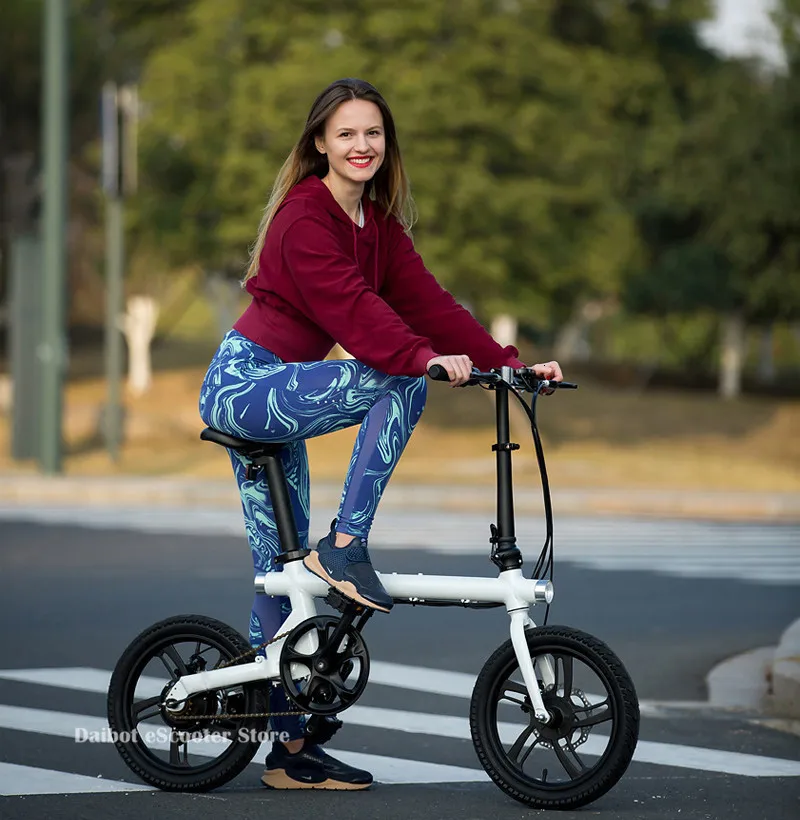 16 Inch Electric Bikes Adults Two Wheel Electric Bicycle 350W 36V Mini Folding Portable Electric Bicycle Bike With APP (43)