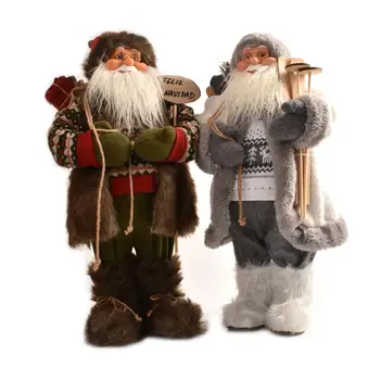 

Christmas Decorations For Home 45CM Big Santa Claus Doll Children Christmas New Year Gift Christmas Decor Home Party Supplies