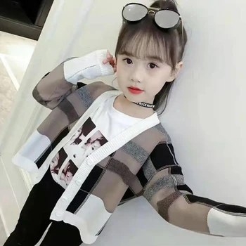 

Toddler Girl Knit Sweater Outwear For Girl 3 4 5 6 7 8 9 10 11 12 Yrs Girls Warm Tops Clothes Kids Autumn Winter Sweater Coat