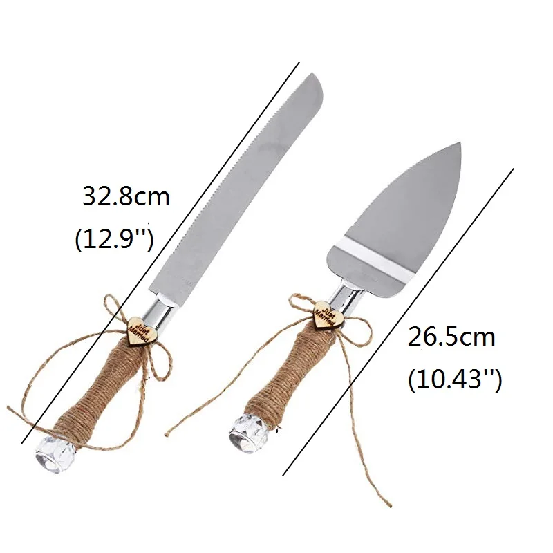 2 шт., ножи для тортов для свадебной вечеринки, акция, набор посуды для рождественской вечеринки, заказной нож для торта и лопатка, подарок на день рождения, вечерние украшения