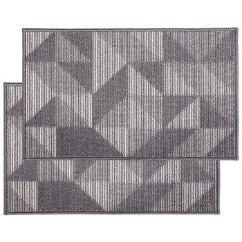 

2-PACK Indoor Outdoor Durable Doormat, 32X 20, Inside Mats, Low-Profile Rug for Entry, Mud Room Mat, Back Door