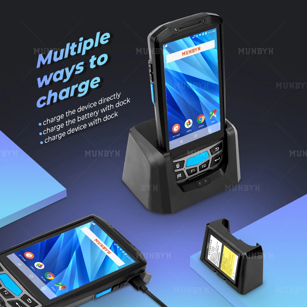 MUNBYN PDA Belt Holster Case Rugged Pouch Carry Case with Belt Clip and Loops Holster Holder for