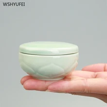 Античный Лотос Путешествия Портативный чай уплотнение с крышкой кофе в зернах конфеты, печенье коллекция резервуар для хранения кухня хранения продуктов