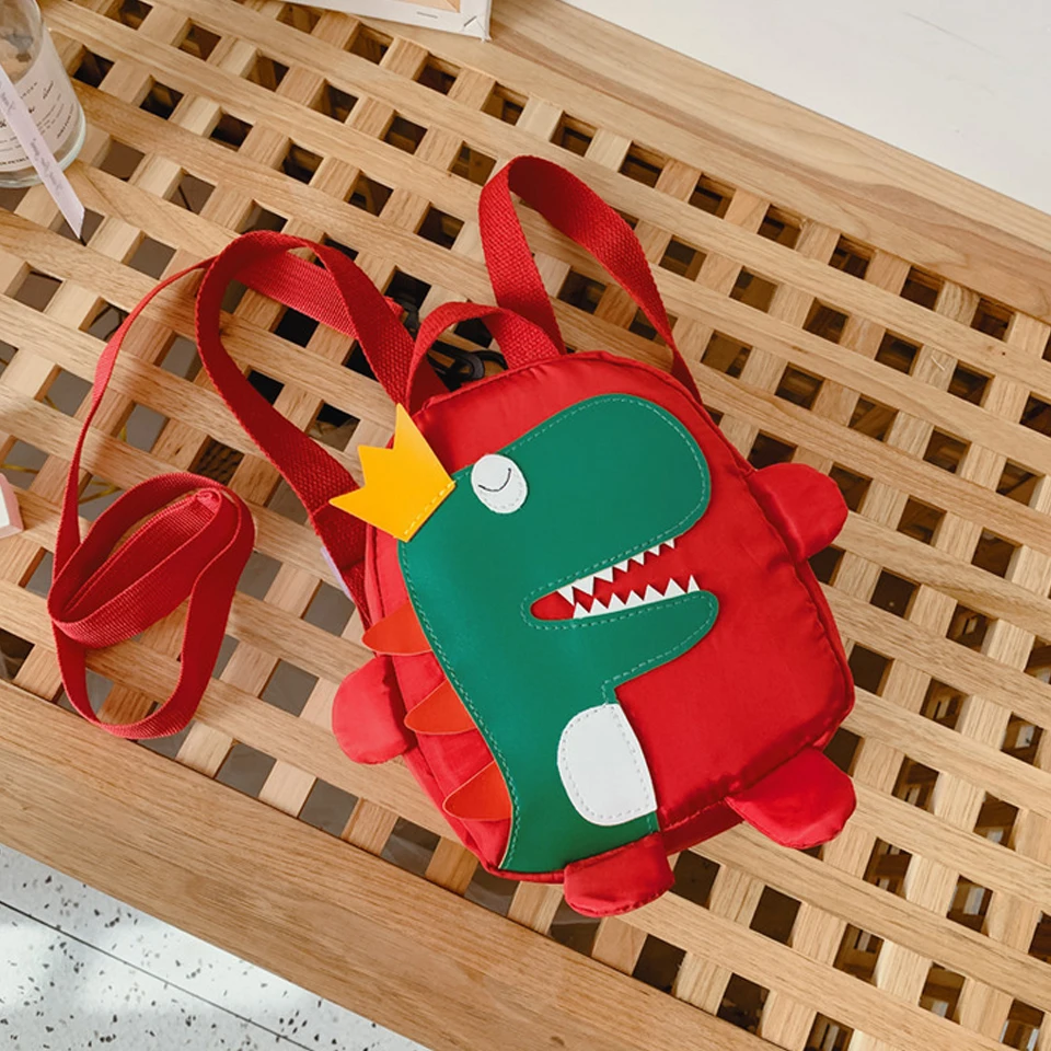 Child Toddler Baby Safety Harness Reins Backpack Anti-lost Dinosaur Cartoon Bags 