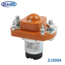 ZJ200A нормально открытый стиль катушки напряжения 12V24V200A 72V48V36VDC контактор для моторного вилочного электромобиля grab wehicle автомобиля лебедки