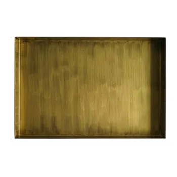 

Decoration Tray Desktop Geometric Metal Iron Storage Vintage Party Food Gold Household Nordic Makeup Organizer Home Fruit Plate