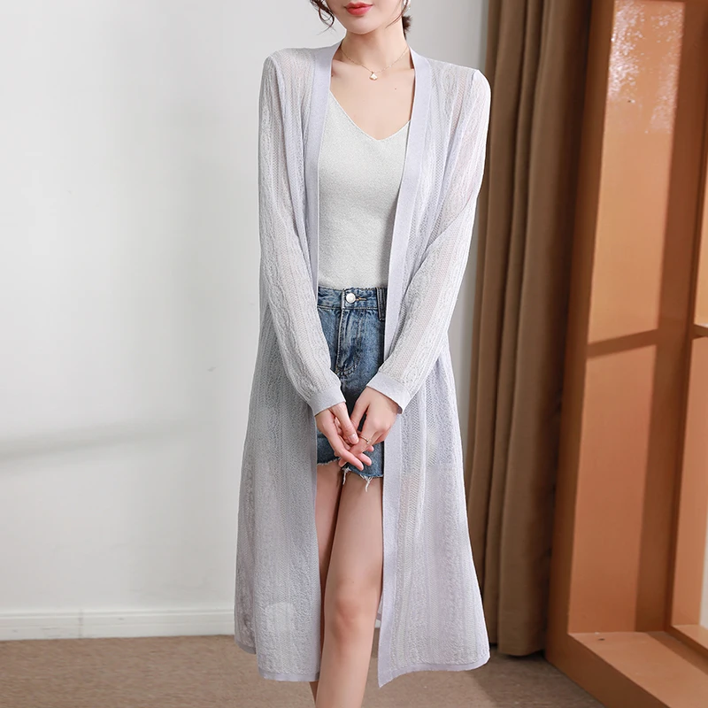 thin long cardigans