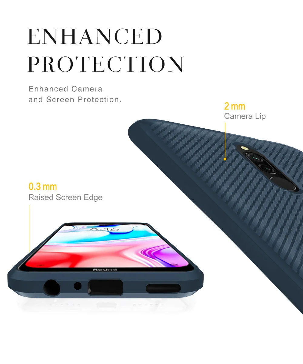 Мягкий силиконовый чехол для телефона Xiaomi Redmi 8A противоударный чехол для Xiaomi Redmi 8 защитный ТПУ чехол