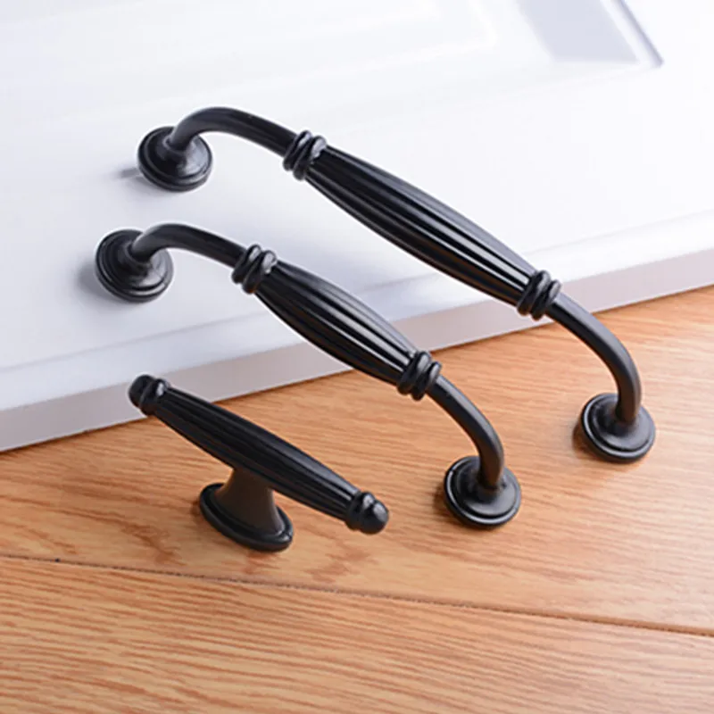 Aluminum Alloy Cabinet Handles American Style Solid Kitchen Cupboard Pulls Drawer Knobs Furniture Handle Hardware furniture handles,kitchen door handles