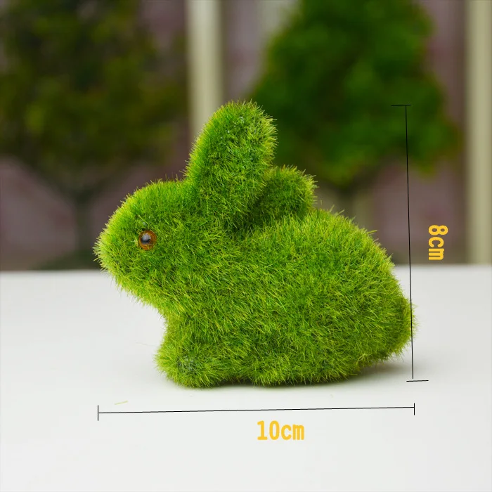 2pcs,Artificial Moss foam Rabbits,DIY Wedding party Garden Home Micro Landscape Decoration Accessories,birthday kids gift favor 2pcs,Artificial Moss foam Rabbits,DIY Wedding party Garden Home Micro Landscape Decoration Accessories,birthday kids gift favor