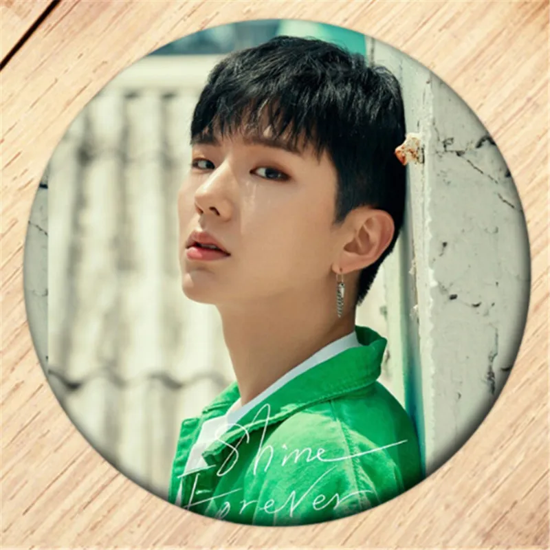 Kpop Monsta x Shownu I.M брошь значки для одежды украшение для рюкзака ювелирные изделия B057 - Окраска металла: 3
