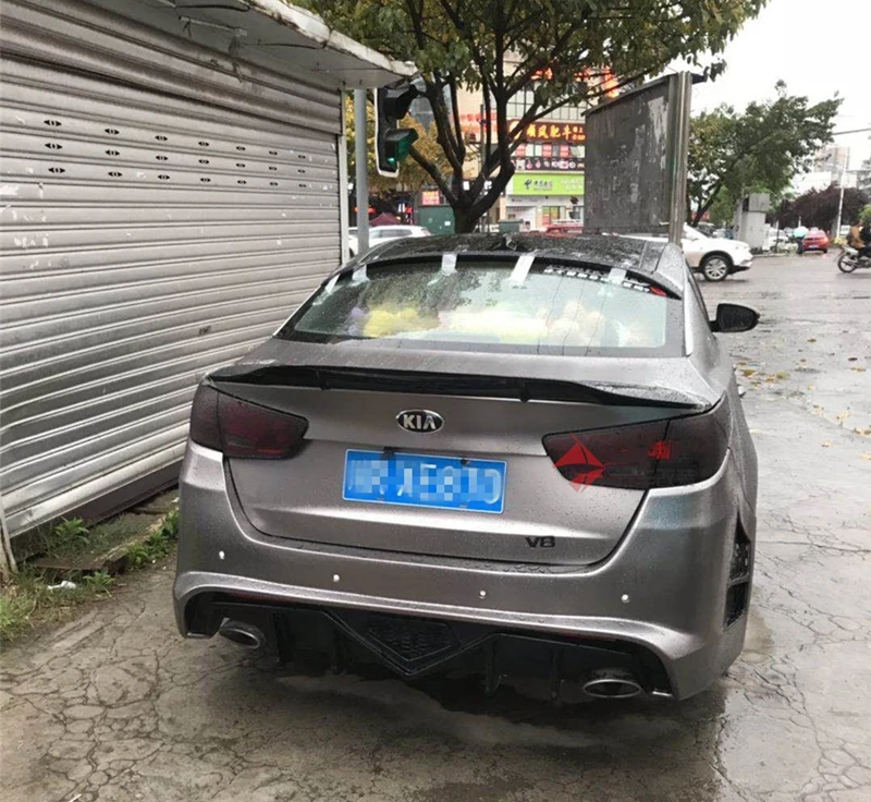 Для Kia K5/спойлер Optima углеродное волокно/FRP праймер заднее крыло r-тип спойлер, аксессуары