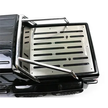 

0.7 mm Stainless Steel Trunk Plate Carrier Platform Body Decoration Board for Traxxas TRX6 G63 RC Car Upgrade Parts