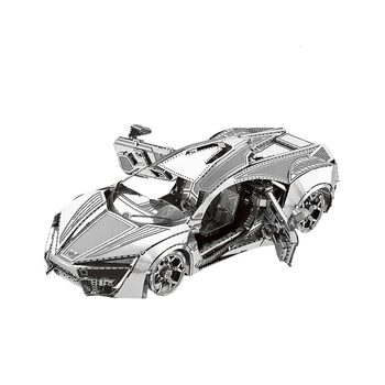 

Model 3D Puzzle Metal Model Kit Hypersport Racing Car Assembly Model DIY 3D Cut Model Puzzle Toys for Adult