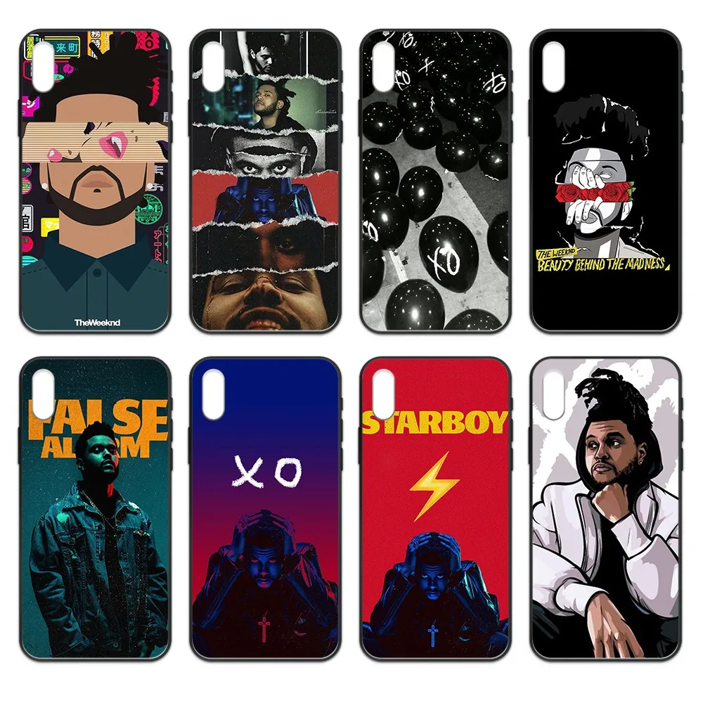 Singer The Weeknd симпатичный водонепроницаемый черный чехол для телефона Корпус iphone 4 4s