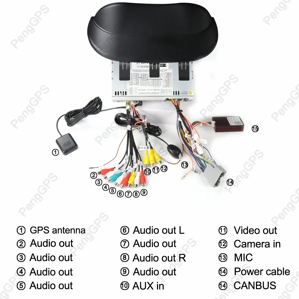 Perfect Android 9.0 4+64GB Built-in DSP Car multimedia DVD Player Radio For  JEEP Compass Patriot Radio 2009-2016 GPS Navigation 10