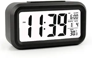 

Battery Operated Long Battery Life Alarm Clock Digital Alarm Clock Backlight Snooze Function Large Digit Display