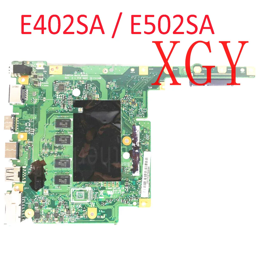 Для ASUS E502SA E402SA E502S E402S N3050 N3060 Процессор 4 Гб Оперативная память материнская плата для ноутбука тест нормально