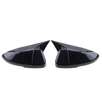 

for Honda Accord 2018+ Carbon Fiber Black Ox Horn Rear View Mirror Cover Trim