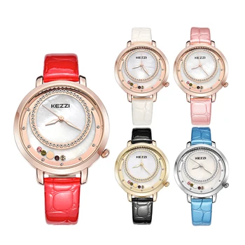 

NO.2Women's Leather Watches Classic Design Rectangular Femal Waterproof Watches fashion brand wristwatches