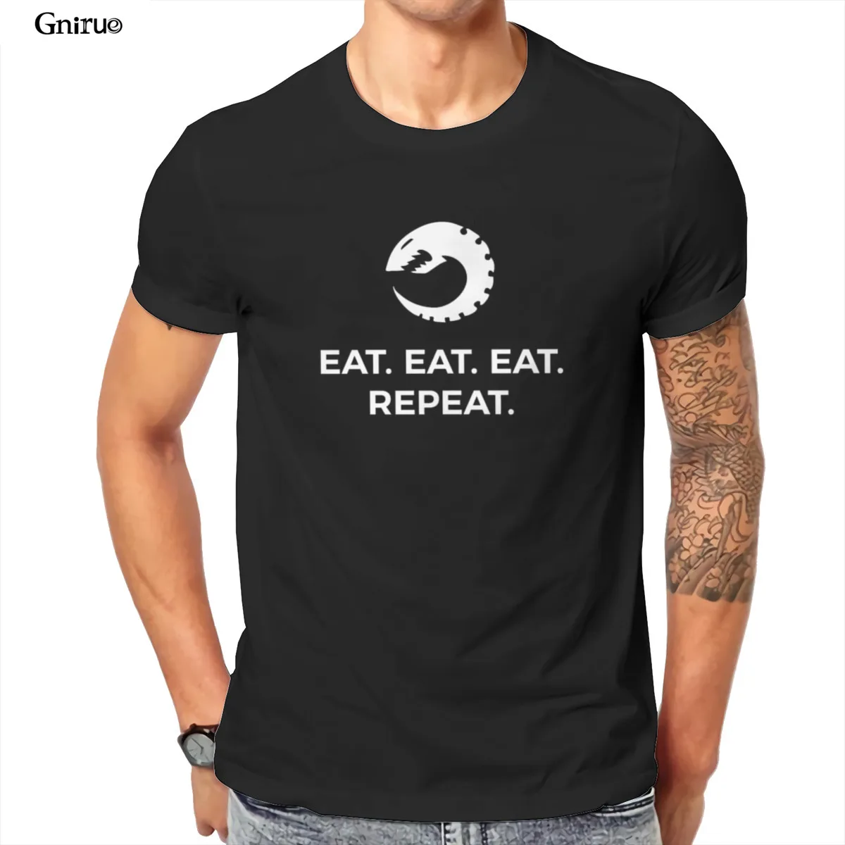 All'Ingrosso Tyranid Eat Eat Eat Reat T-Shirt Da Baseball Unisex Coppie Nere Abbigliamento Uomo Donna Anni '90 103139