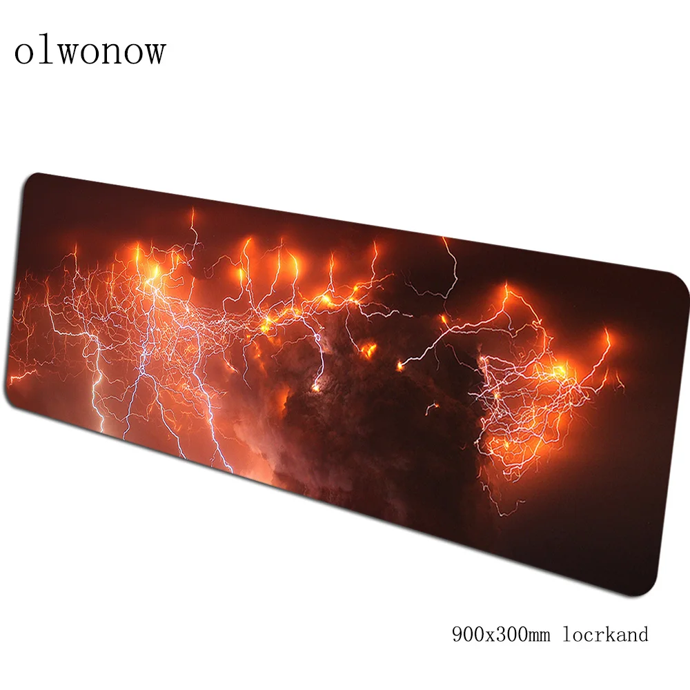 Вулканы коврик для мыши 90x30 см Коврик для мышь Notbook коврик для компьютерной профессиональная игровая клавиатура со встроенной мышью коврики для мыши - Цвет: Size 900x300x2mm