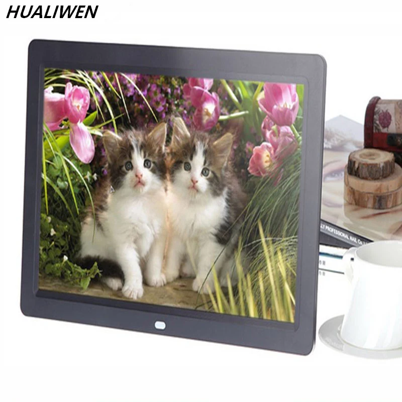 US $73.53 12inch HD multifunction digital photo frame Electronic photo album Video advertising machine Digital brochure