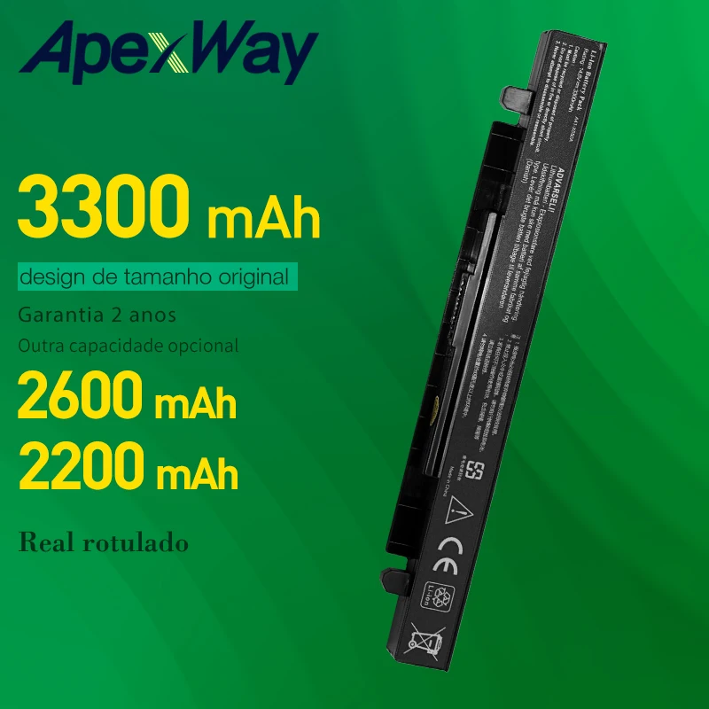Batteria Del Computer Portatile Apexway A41-X550A Per Asus A41 X550A X550 X550C X450 X550Cc R510C X550L X550B X550V X450C X550Ca X452Ea A41-X550
