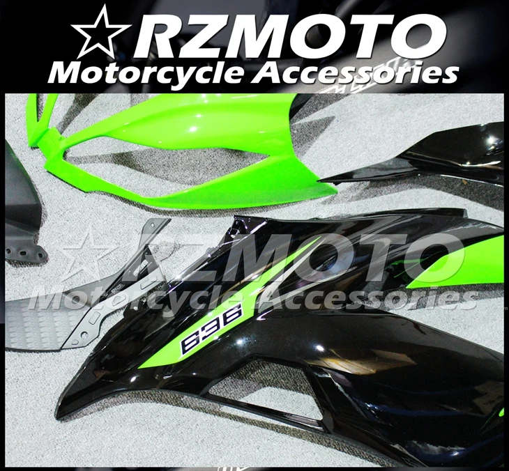 Мотоциклетный обтекатель abs подходит для Kawasaki ZX6R 636 2013- корпусные детали прессформы Магазин № 0527