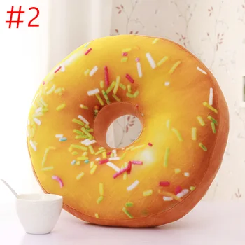 

Cute Donuts Pillow Chocolate Donuts Plush Macaron Food Cushion Nice Bottom Cushion Nap Pillow Doughnut Coussin OCT998