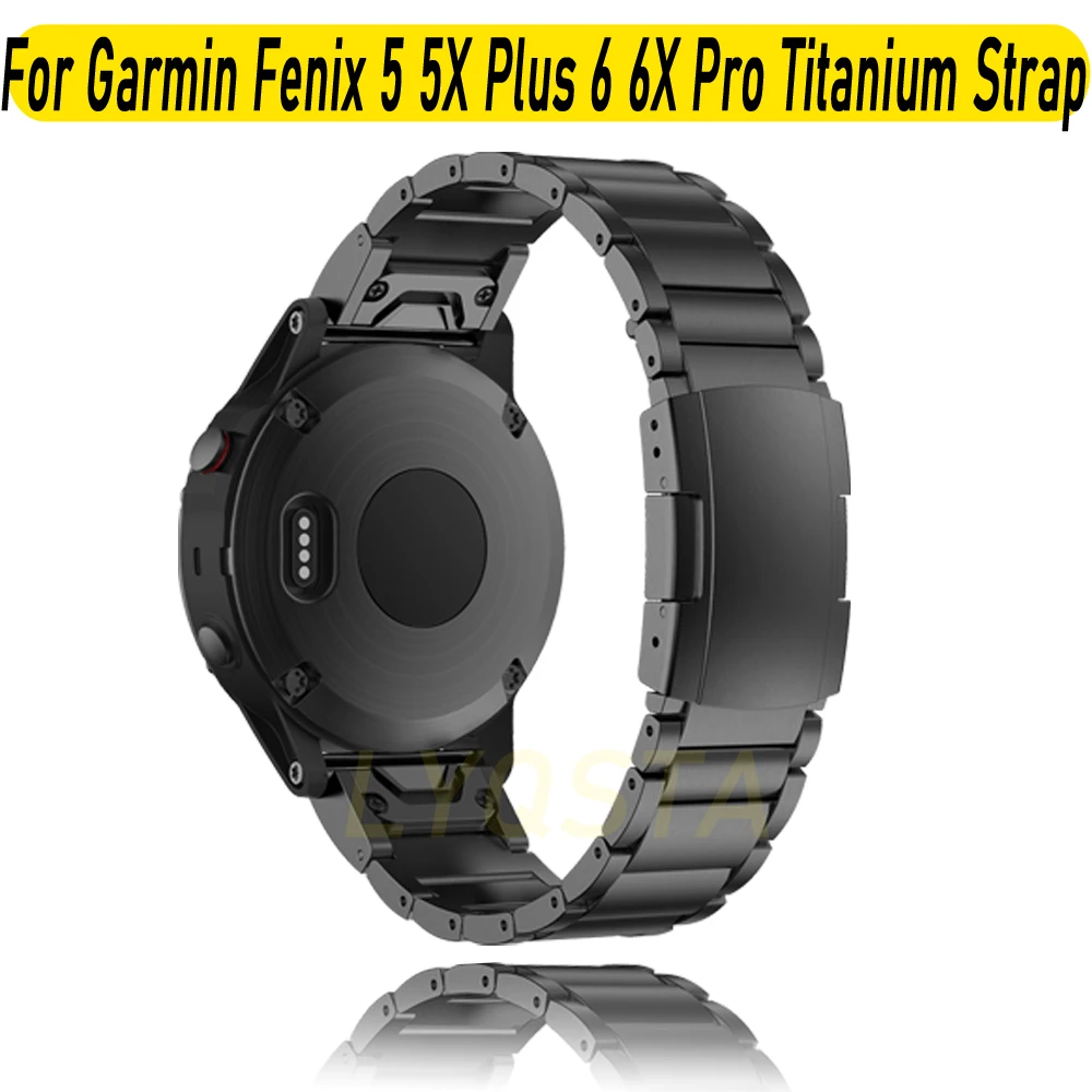 Сменный Браслет из титанового сплава аксессуар-ремешок для Garmin Fenix 6X/6X Pro/5X/5X