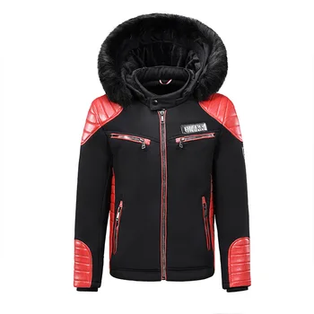 

2020 Winter New Fashion Fur Collar Coat Men Thick Warm Hooded Casacos Homens