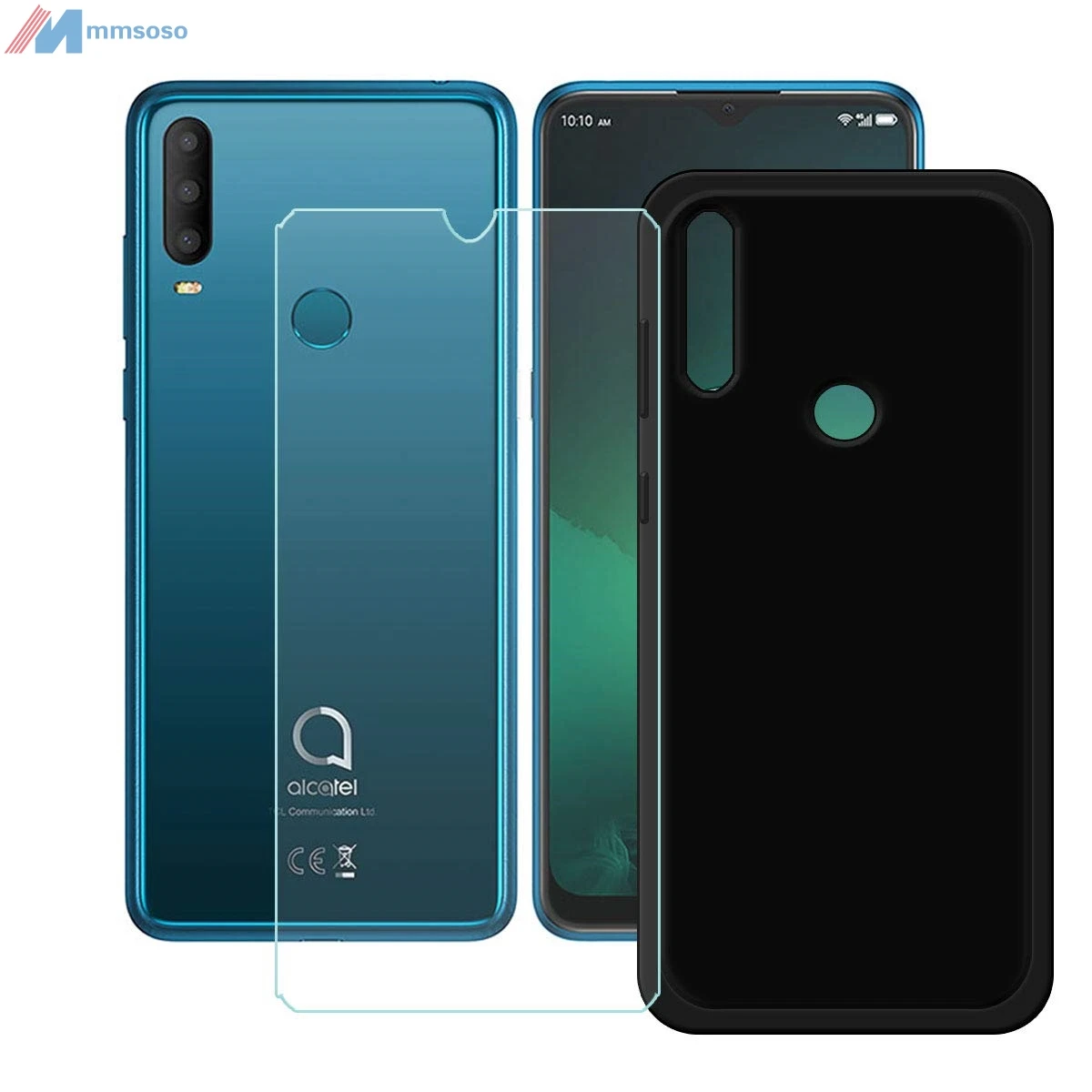 Для Alcatel 3X2019 5048U 5048Y чехол для Alcatel 3X2019+ Защитная пленка для экрана Защитная пленка из закаленного стекла Alcatel 3X2019
