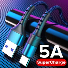 5a usb tipo c carregamento rápido tipo-c kable cabo 0.25m 1m 2m para huawei companheiro 20 p30 p20 pro telefone supercharge qc3.0 eua