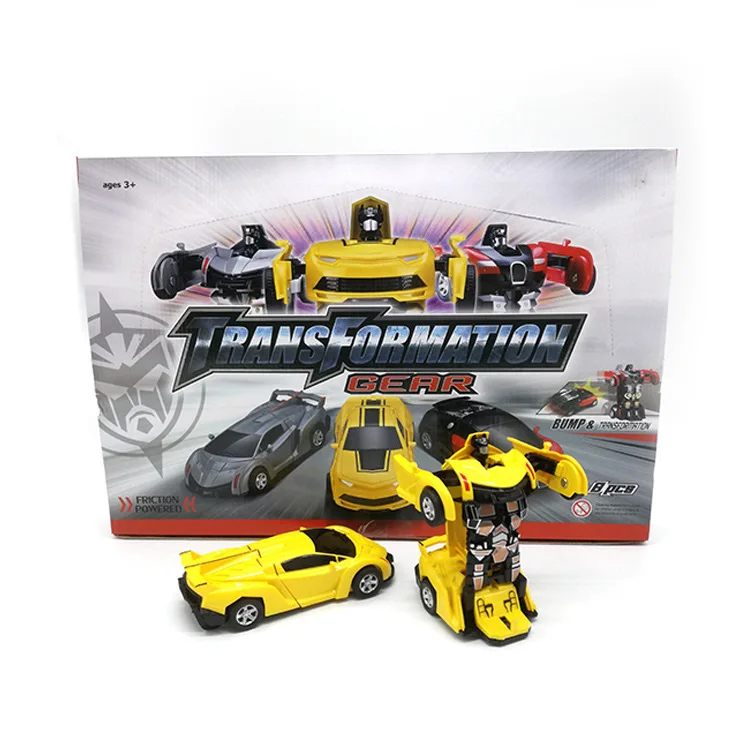 

For Car Robot Deformation Car People Transformation Toy Jingang Inertia Collision Transformer