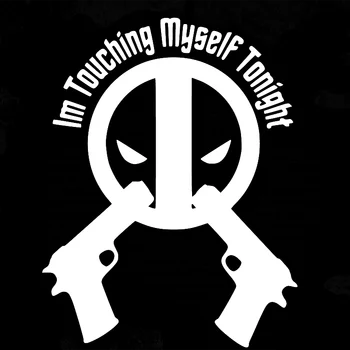 

11.4*8.9cm Deadpool style Decal Funny Car Truck vinyl Sticker JDM Window Decal Cool Graphics Vinyl Decals