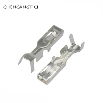 

50 pcs H62 brass tinned 3.5mm automotive terminal Automotive connector female terminal DJ624-3.5B DJ624-3.5A G118