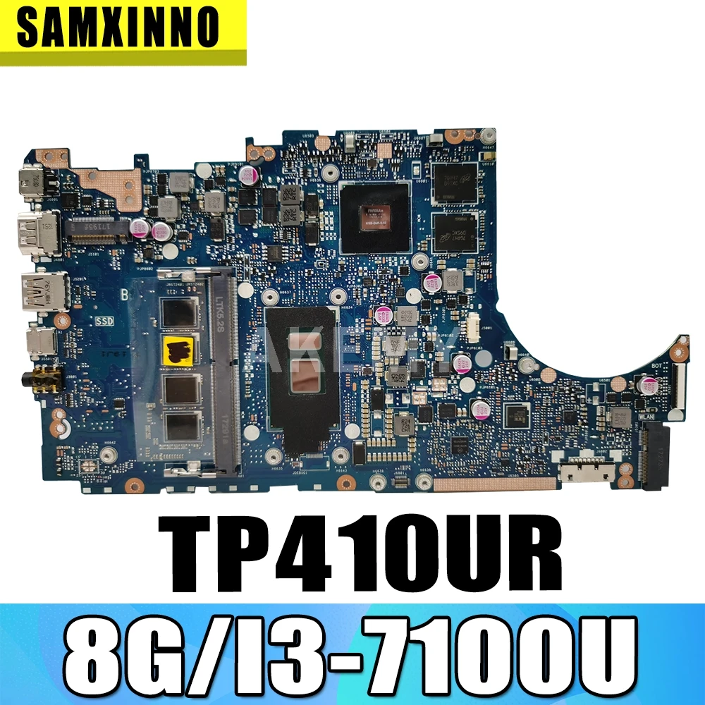 Новинка материнская плата TP410UR 8 Гб RAM/i3-7100U GeForce 930mx для ASUS VivoBook Flip 14 TP410U Laotop |