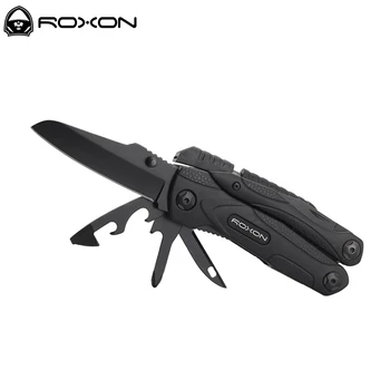 

ROXON Multitool Folding Knife Pliers CM1349 14 in 1 outdoor survival knives multi tools hunting camping equipment edc Whisle