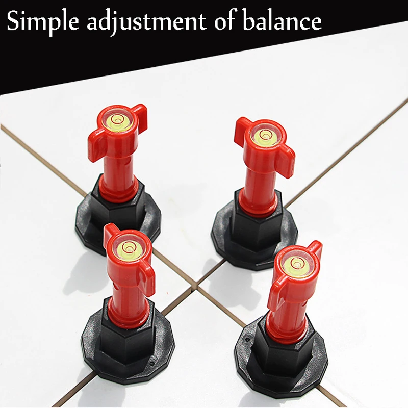 

24PCS Reusable Wall Tile Leveling System Toolkit Leveler Wedges Tile Spacers for Flooring Wall Tile Carrelage tools for floors