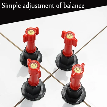 

24PCS Reusable Wall Tile Leveling System Toolkit Leveler Wedges Tile Spacers for Flooring Wall Tile Carrelage tools for floors