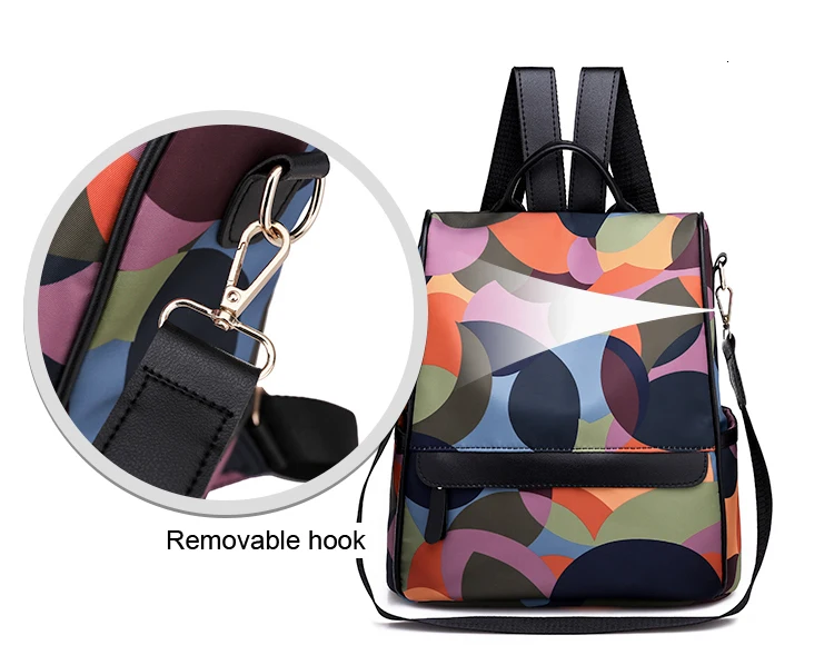 Vfemage Multifunction Backpack Women Waterproof Shoulder Bags Female Anti Theft Backpack Schoolbag for Girls Sac A Dos Mochila