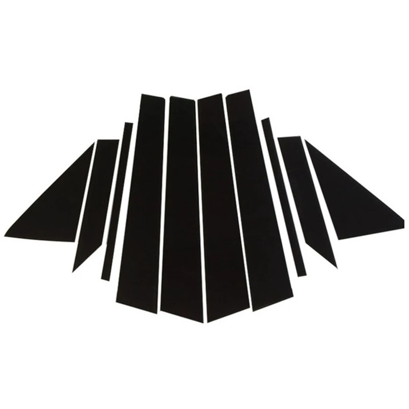 For Hyundai Creta Ix25 Car Window BC Column Decorative Sticker Trim Mirror Reflection Panel Exterior Accessories