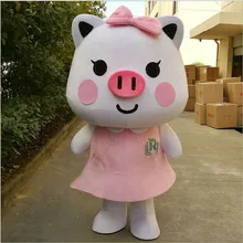 Костюм талисмана Happy Pig; костюмы на Хэллоуин; вечерние костюмы для костюмированной вечеринки; костюмы для взрослых