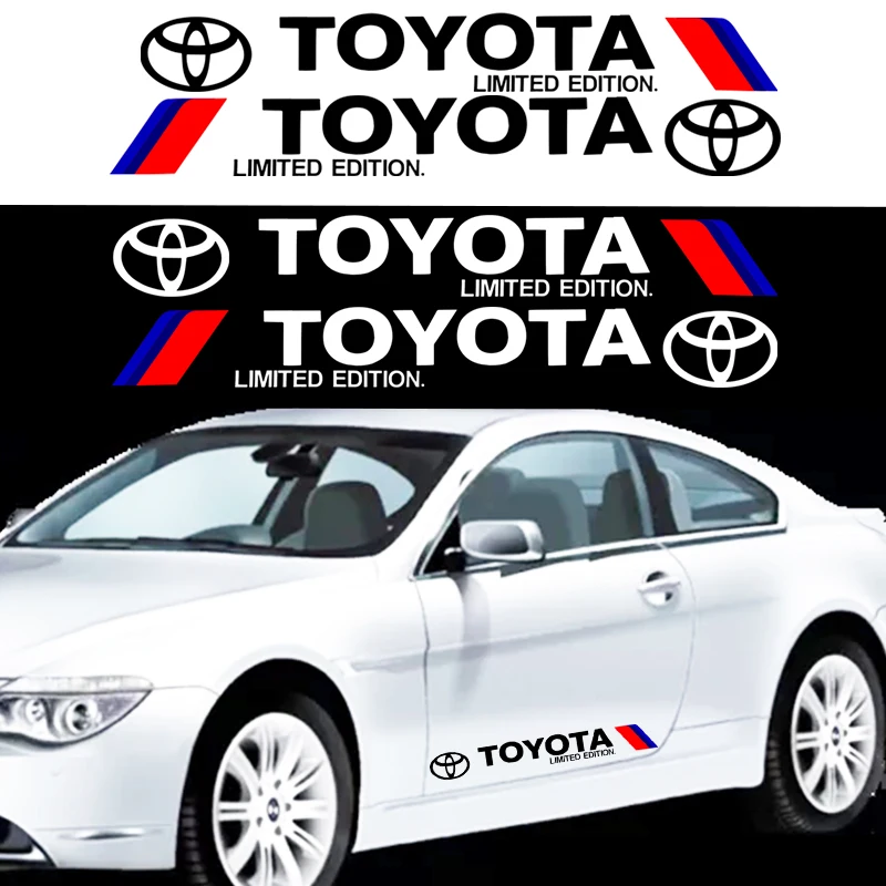 

Car Creative Decorative Accessories Auto Door Waist Line Logo PVC Stylling Stickers for Toyotas Corolla Automobile Ornaments