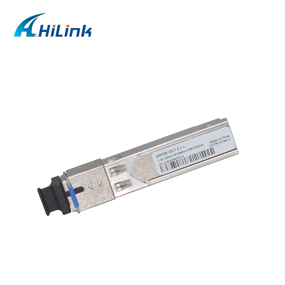 10 шт./лот! 1,25 г/2,5 г GPON OLT C++ SFP BiDi 1310nm/1490nm 20 км SFP модуль приемопередатчик