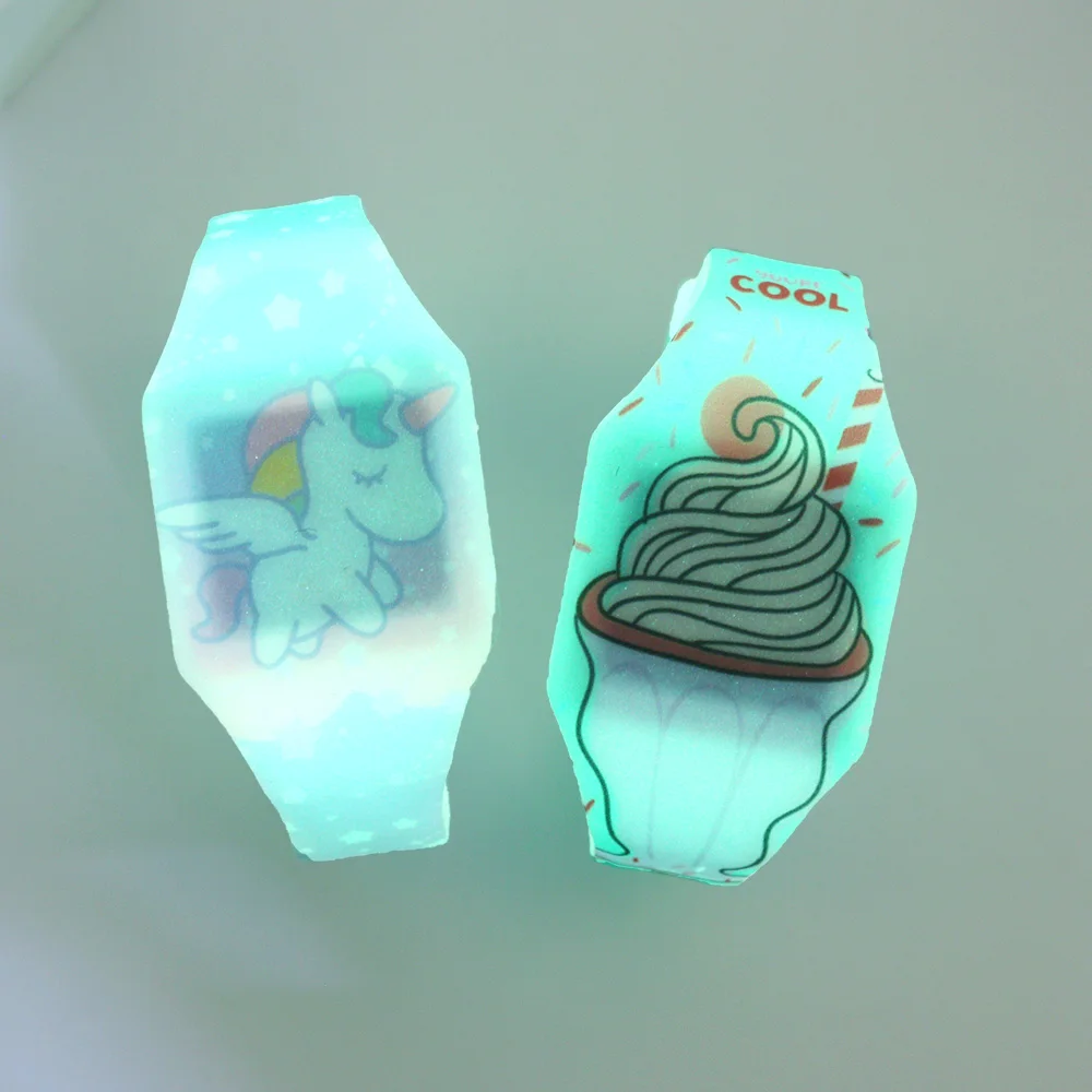 NEW Luminous ice cream Children Watches Kids Llama animal Cartoon Pattern LED Girls Watch Boys Reloj Infantil Wristwatches | Наручные