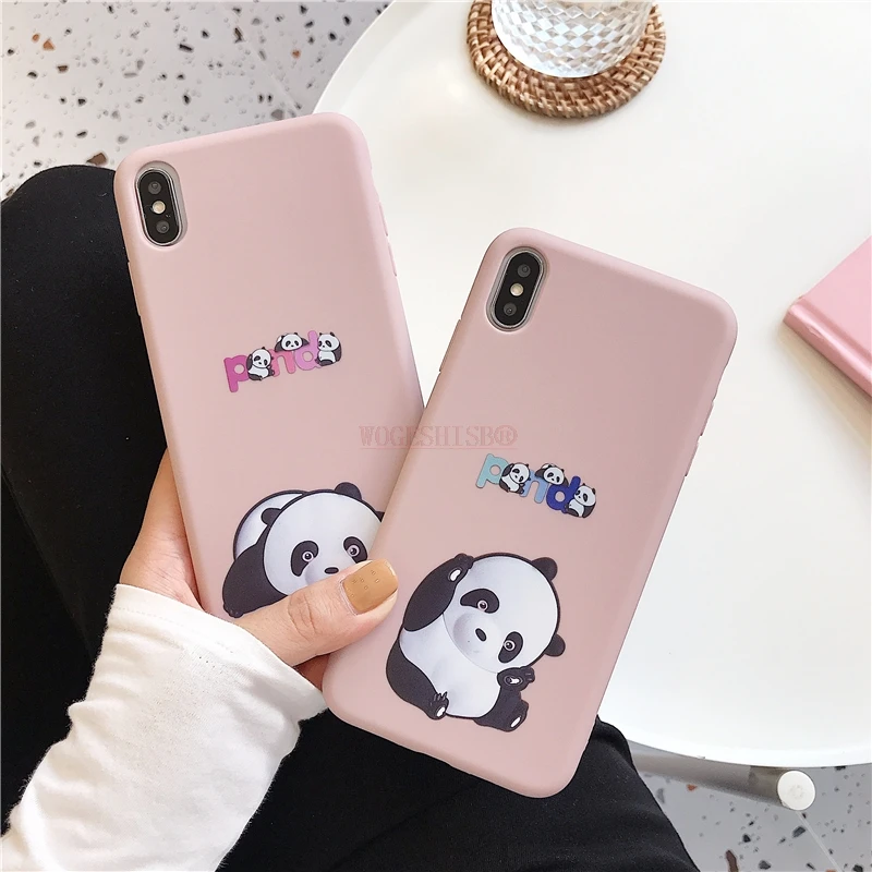 Чехол-игрушка с милой пандой и медведем, мягкий чехол для huawei P20 P30 Lite P Smart Plus mate 20 Pro Nova 2S 3 3i 4 5 Honor 8X9X20 Play Coque