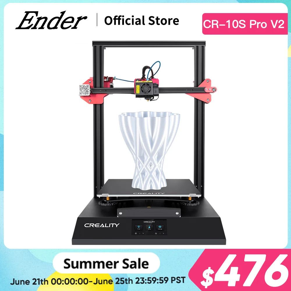 3D принтер CR-10S Pro V2 сенсорный ЖК-экран авто BL Touch MeanWell источник питания для
